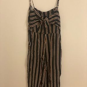 Simons Striped pantsuit